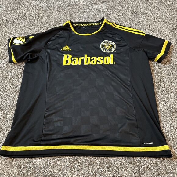 Columbus Crew SC Adidas Soccer Jersey Away Kit Men’s Size XXL 20 Wil Trapp MLS - Picture 1 of 9